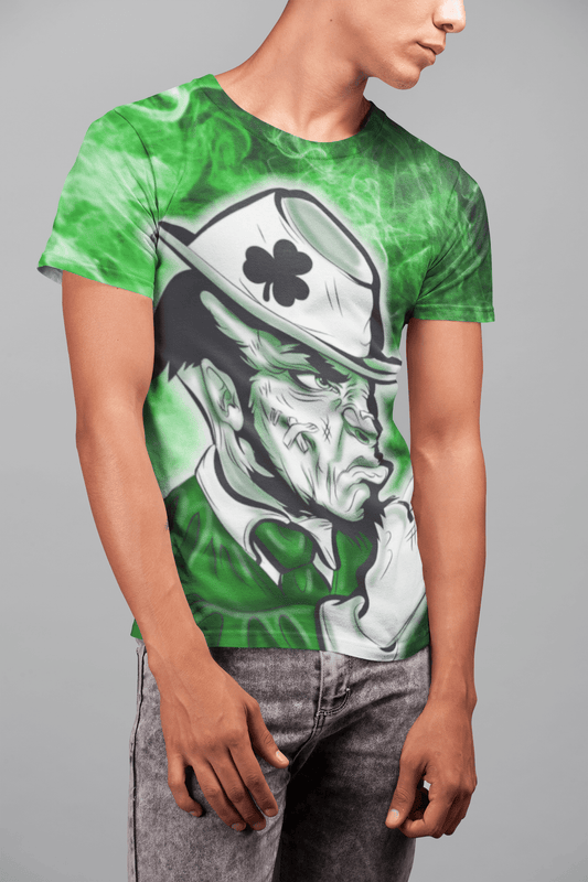 Fighting Leprechaun Men's T-Shirt - USA Made Dropship