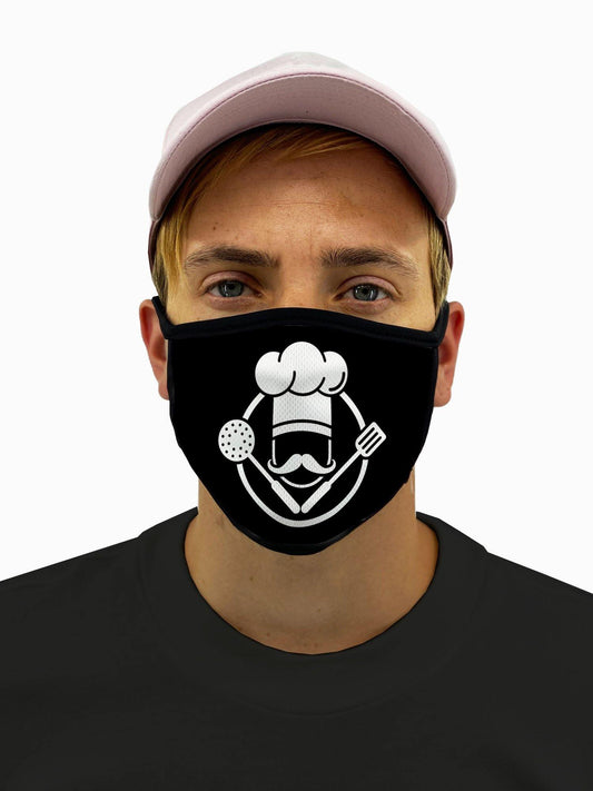 Chef Mask with Filter Pocket - USA Made Dropship