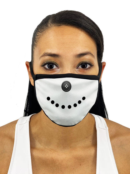 Frosty the Snowman Face Mask With Filter Pocket - USA Made Dropship
