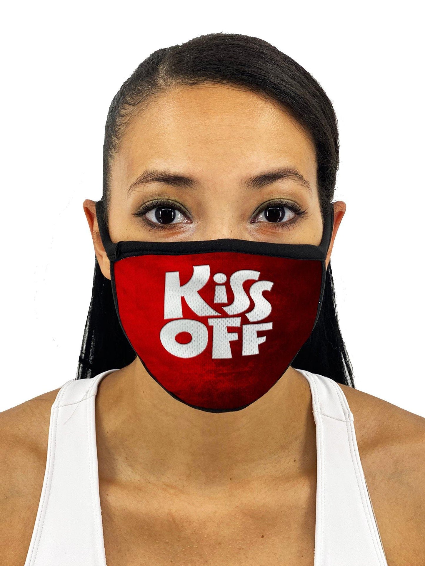 Kiss Off Face Mask With Filter Pocket - USA Made Dropship