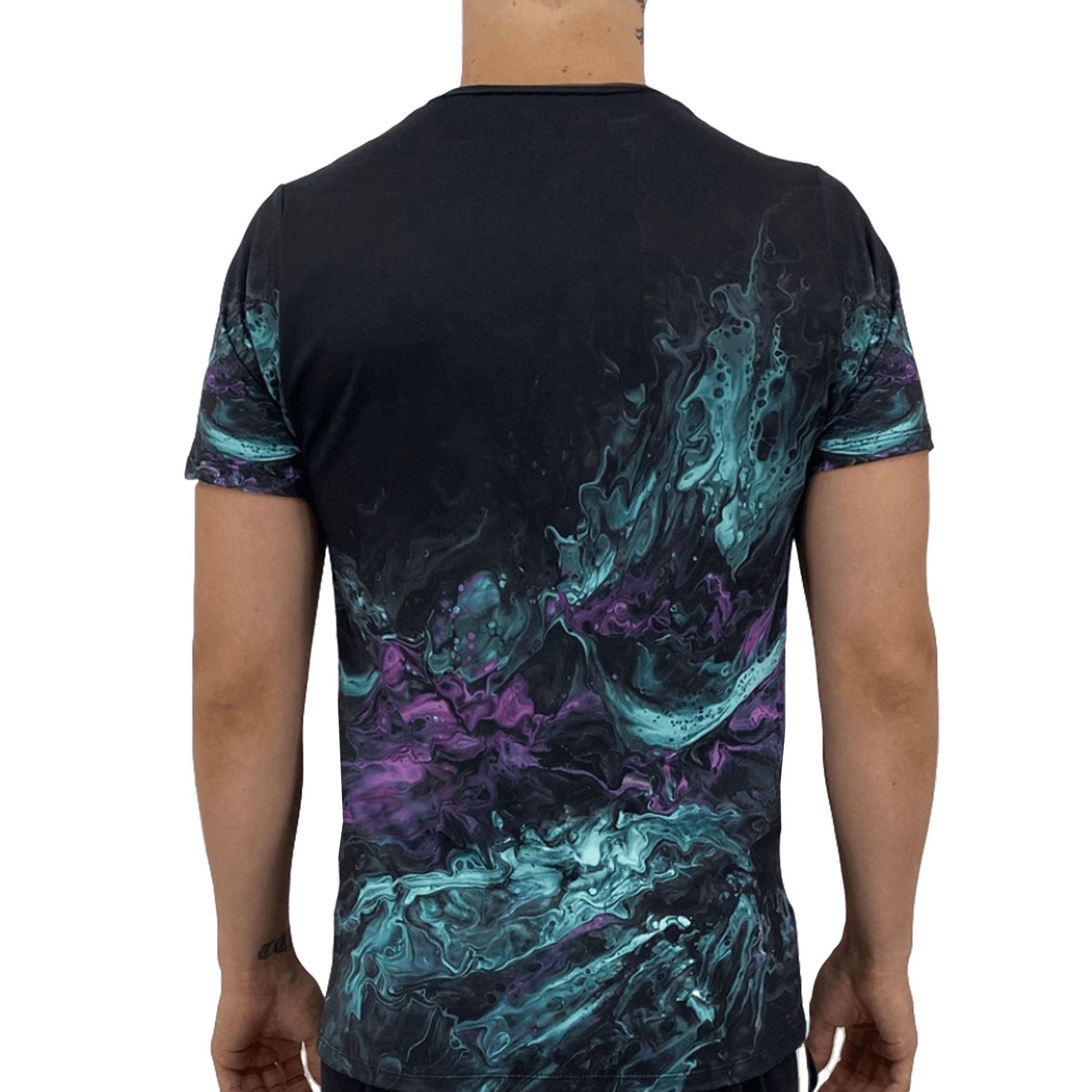 Teal Liquid Men's T-Shirt - USA Made Dropship