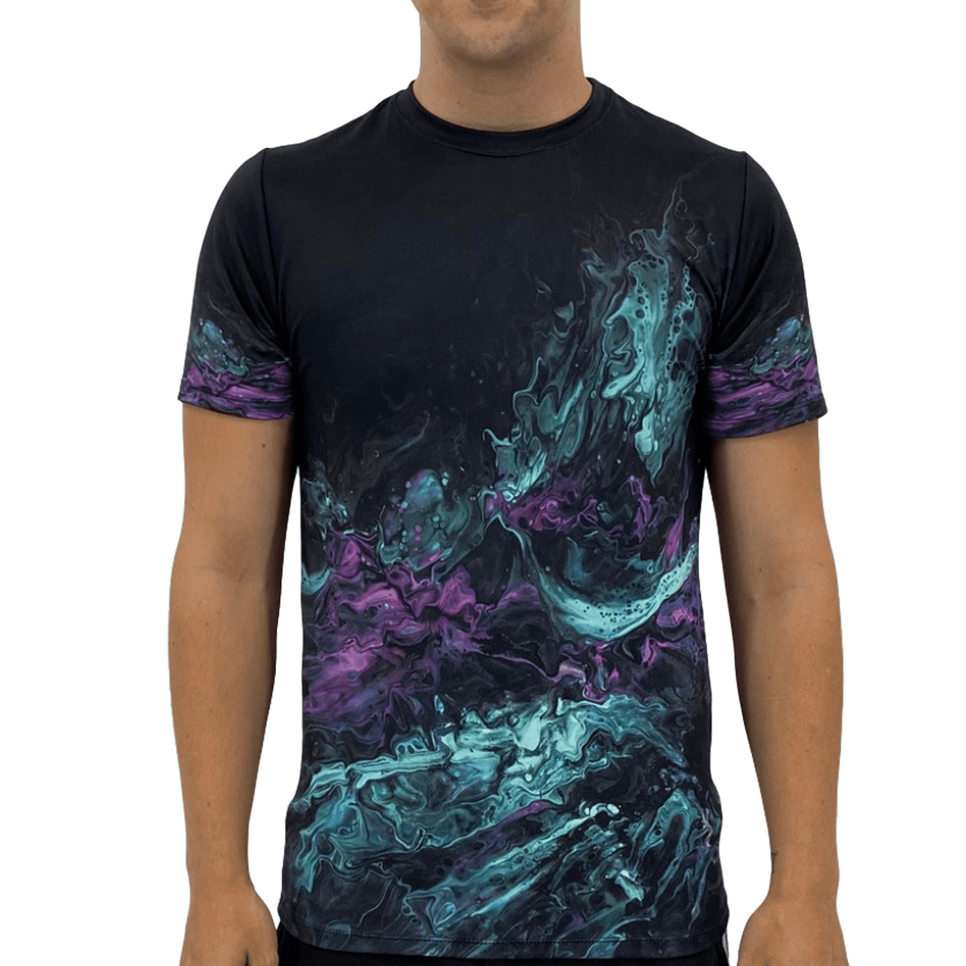 Teal Liquid Men's T-Shirt - USA Made Dropship