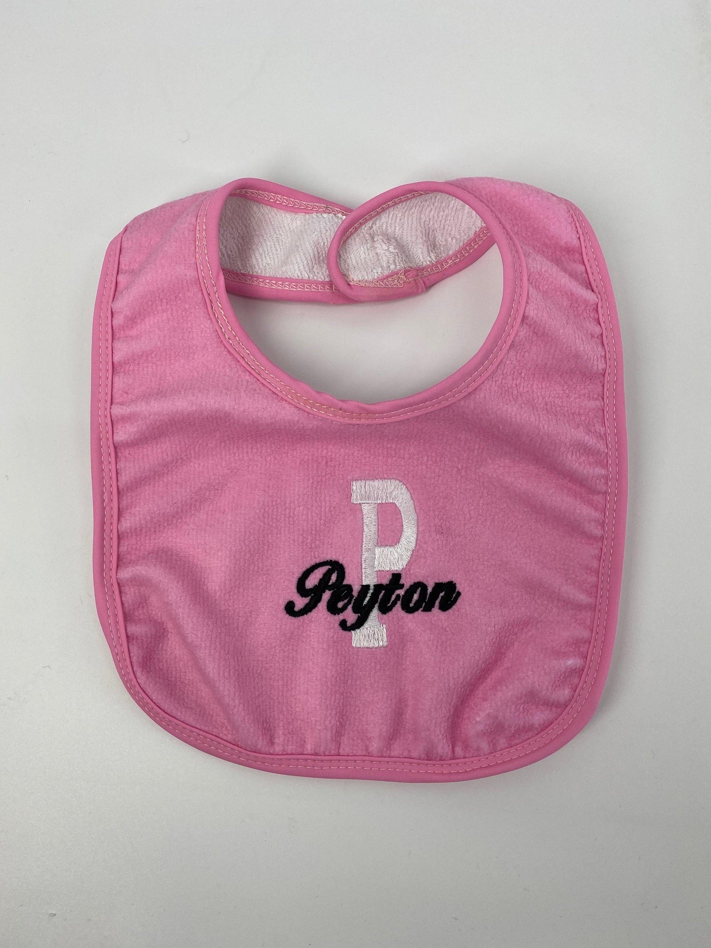 Personalized Embroidered Baby Bib - USA Made Dropship