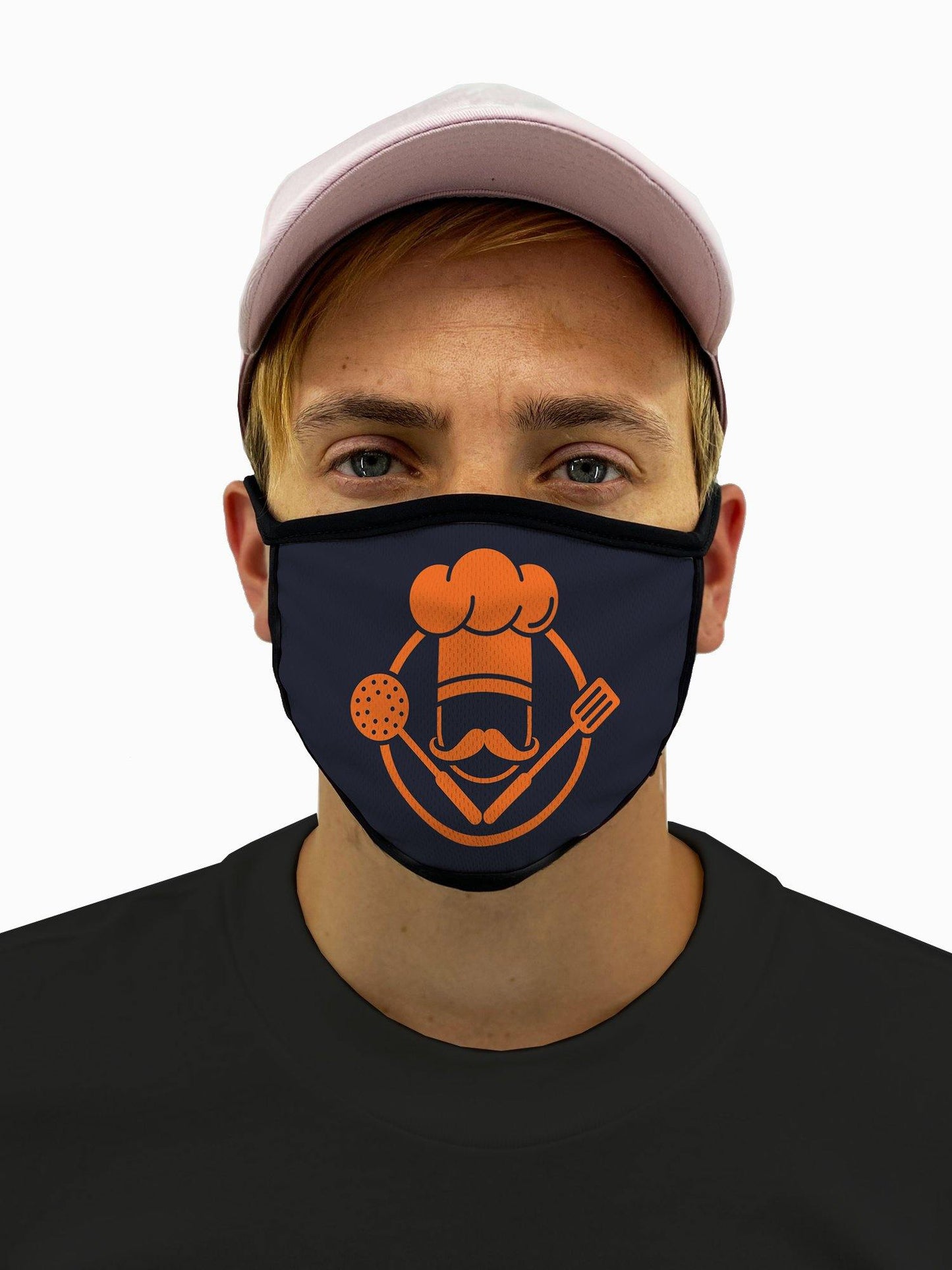 Chef Mask with Filter Pocket - USA Made Dropship