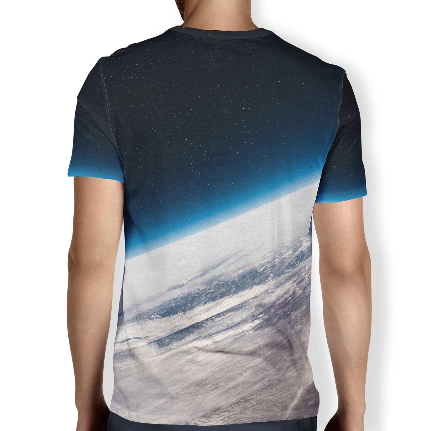 Tilted Planet Men's T-Shirt - USA Made Dropship