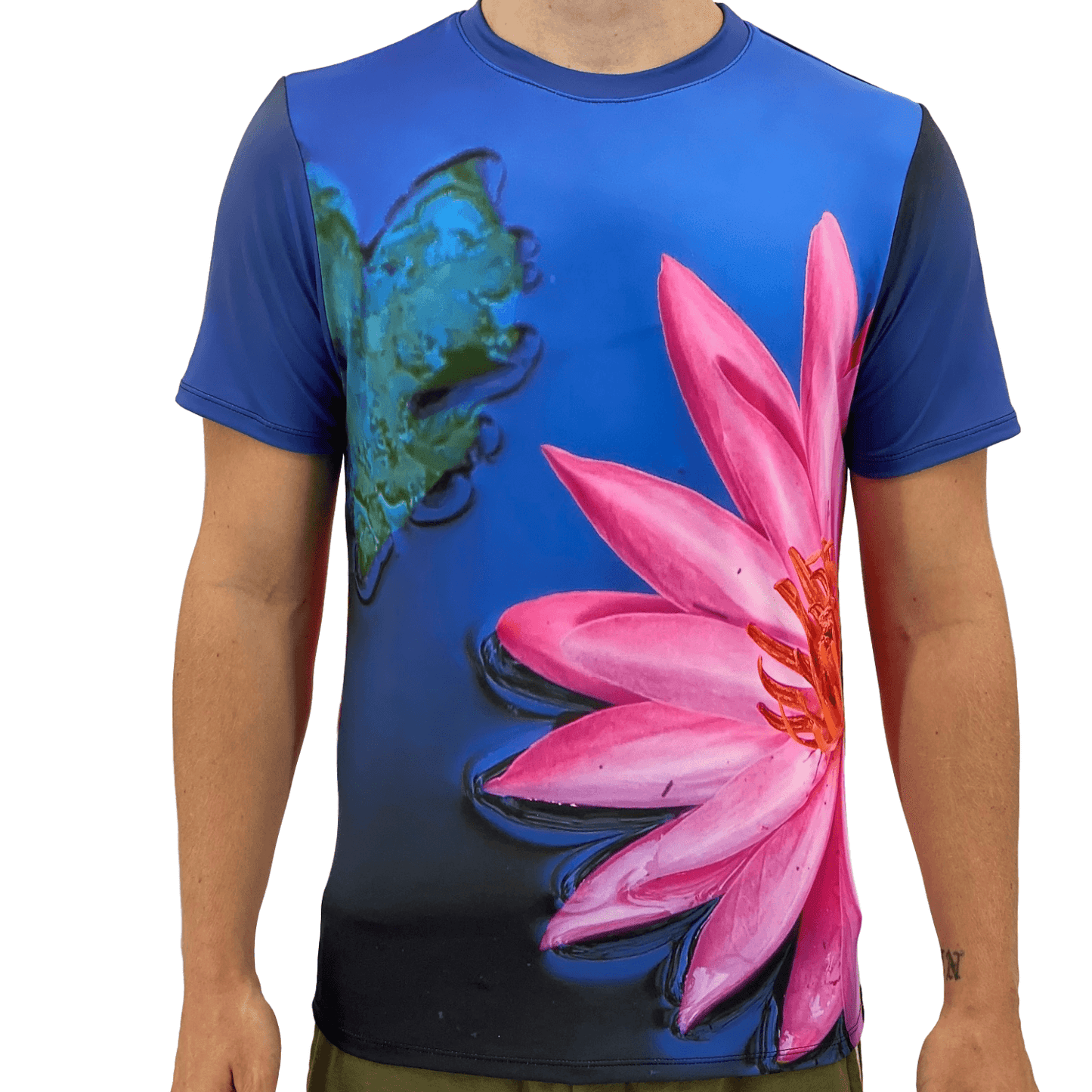 Pink Lily Men's T-Shirt - USA Made Dropship