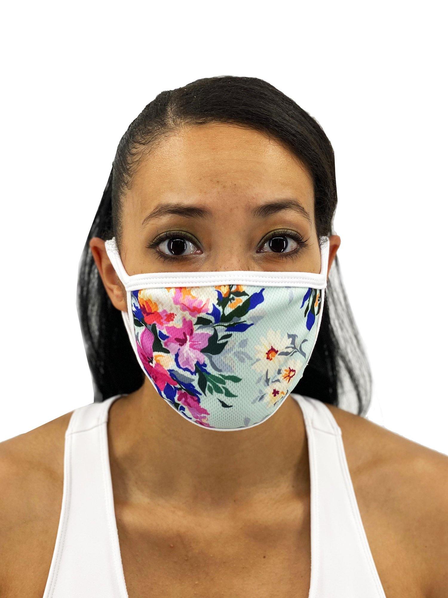 A Side of Daisies Face Mask With Filter Pocket - USA Made Dropship