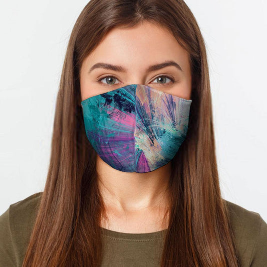 Abstract Colors Face Cover - USA Made Dropship