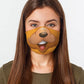 Brown Bear Face Cover - USA Made Dropship