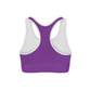 Sunset Triangles Color Back Sports Bra