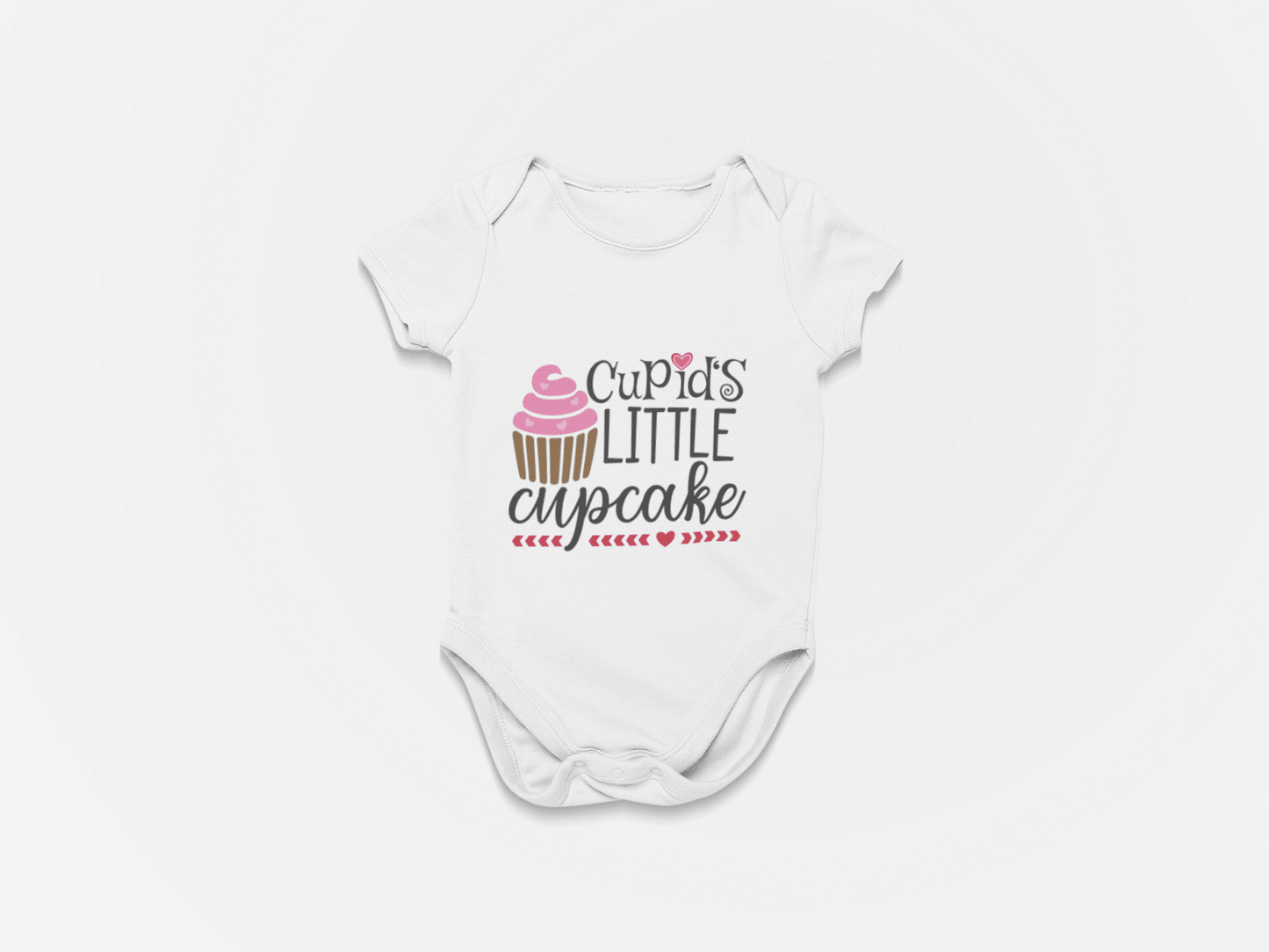 Cupid's Cupcake Onesie - USA Made Dropship
