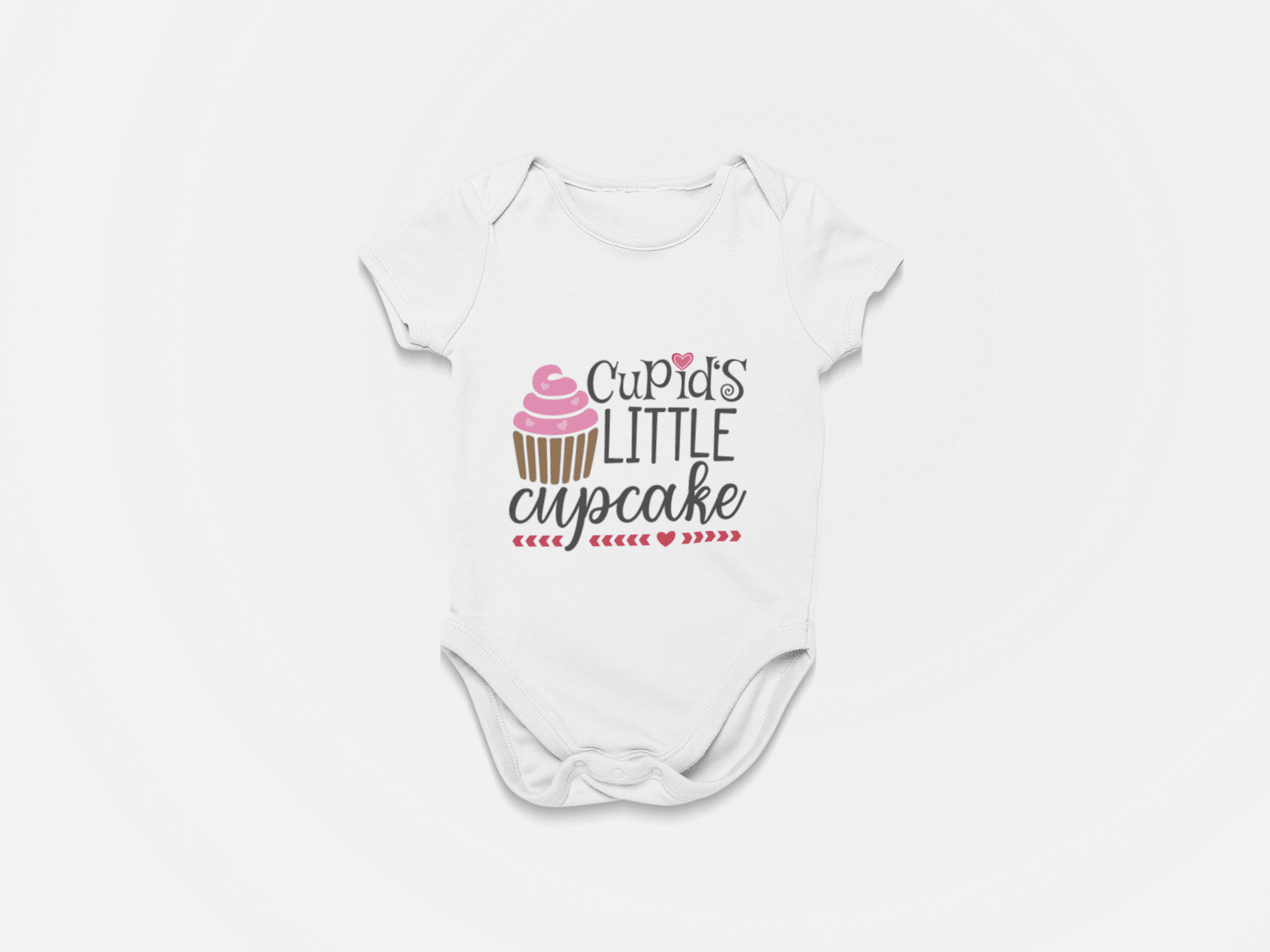 Cupid's Cupcake Onesie - USA Made Dropship