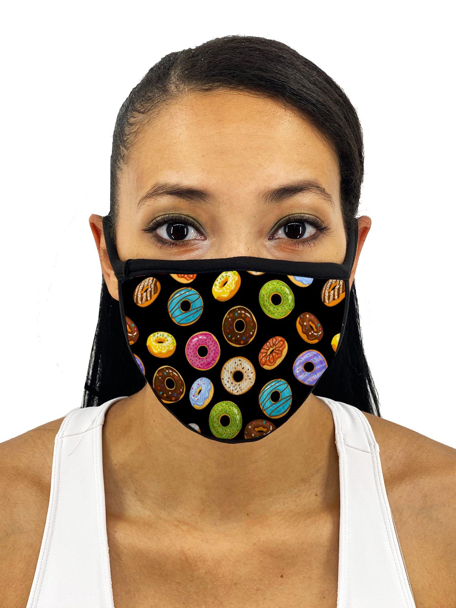 Donut Shop Face Mask With Filter Pocket - USA Made Dropship
