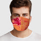 Orange Swirl Face Cover - USA Made Dropship