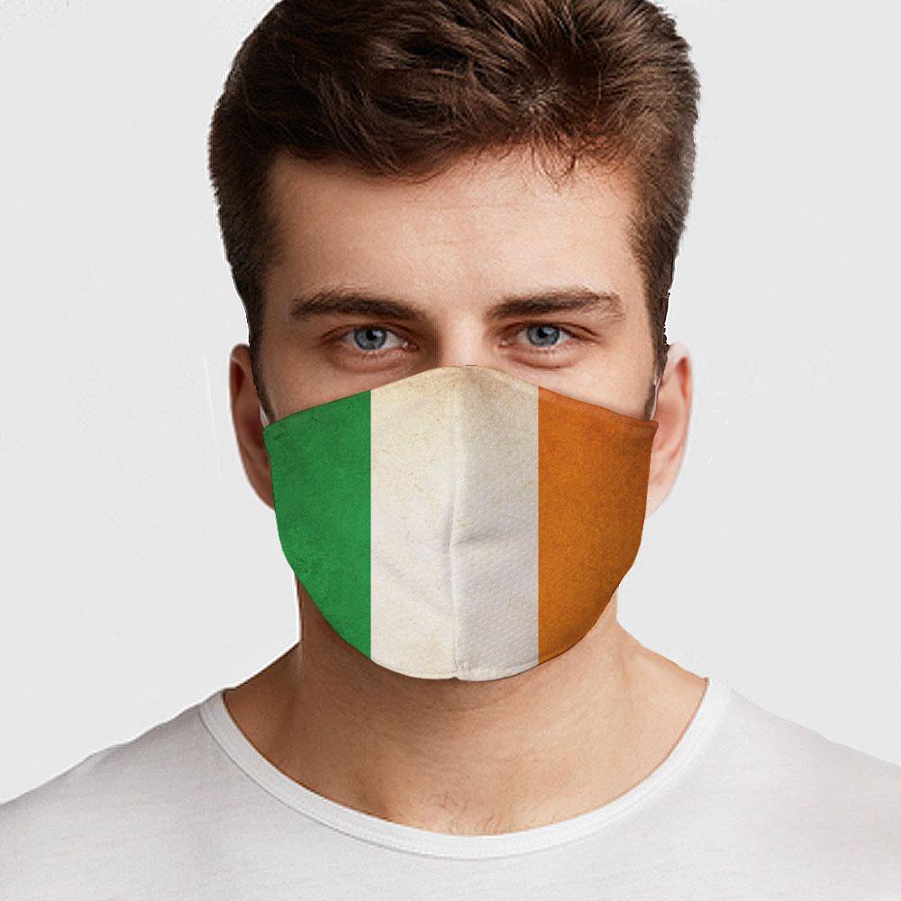 Irish Flag Face Cover - USA Made Dropship