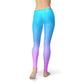 Avery Blue Pink Ombre Leggings