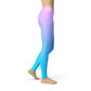Avery Pink Blue Ombre Leggings