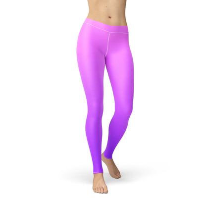 Avery Pink Purple Ombre Leggings