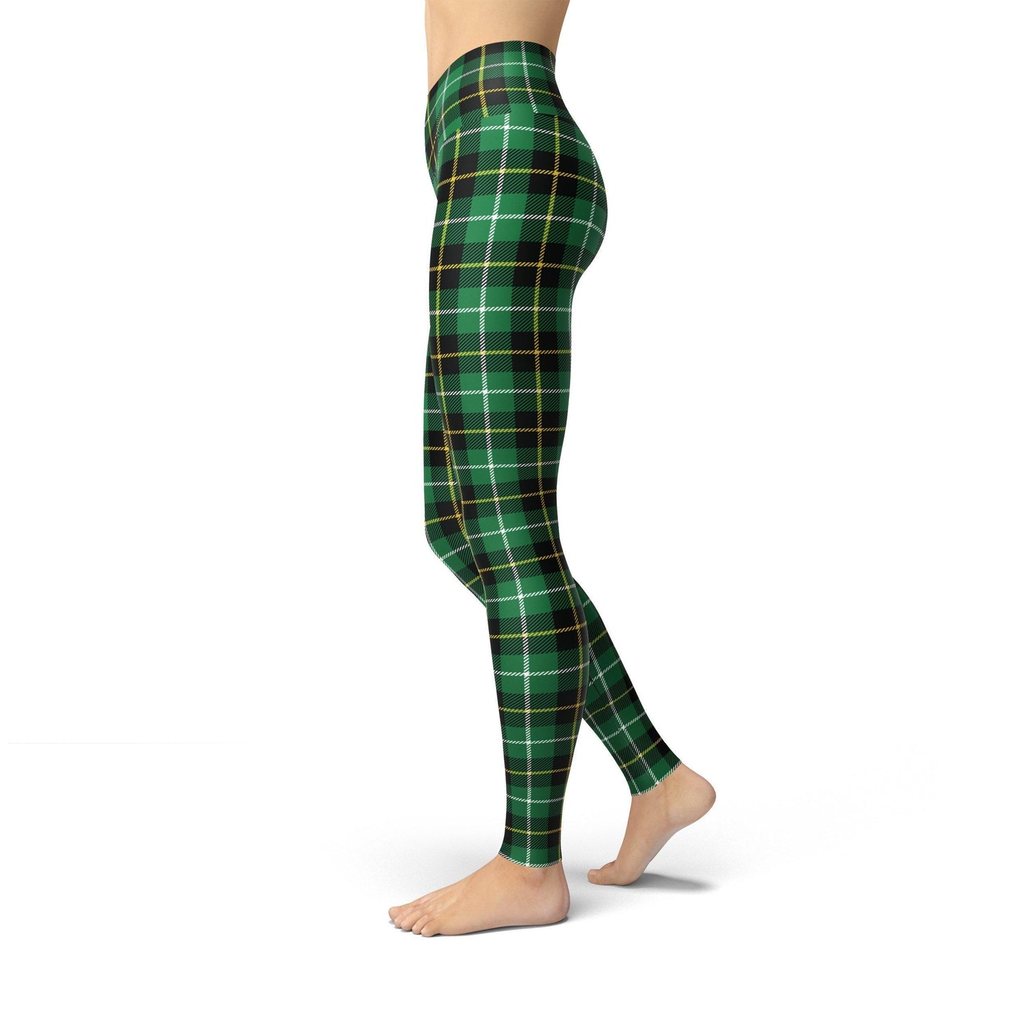 Beverly Green Plaid Leggings