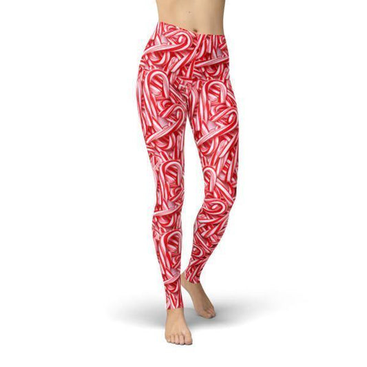 Jean Real Candy Canes Leggings