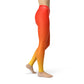 Jean Red Yellow Ombre Leggings