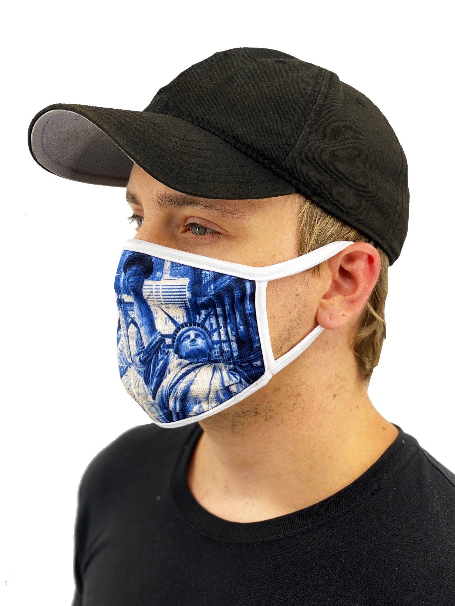 NYC Face Mask With Filter Pocket - USA Made Dropship