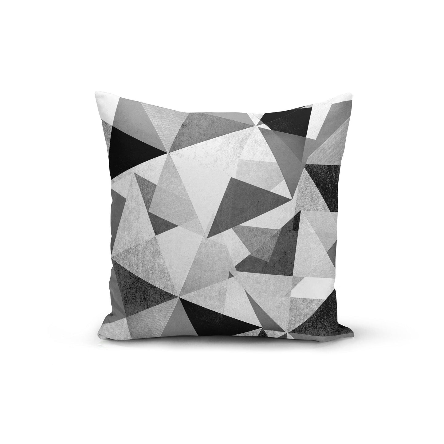 Black White Geometric Pillow Cover