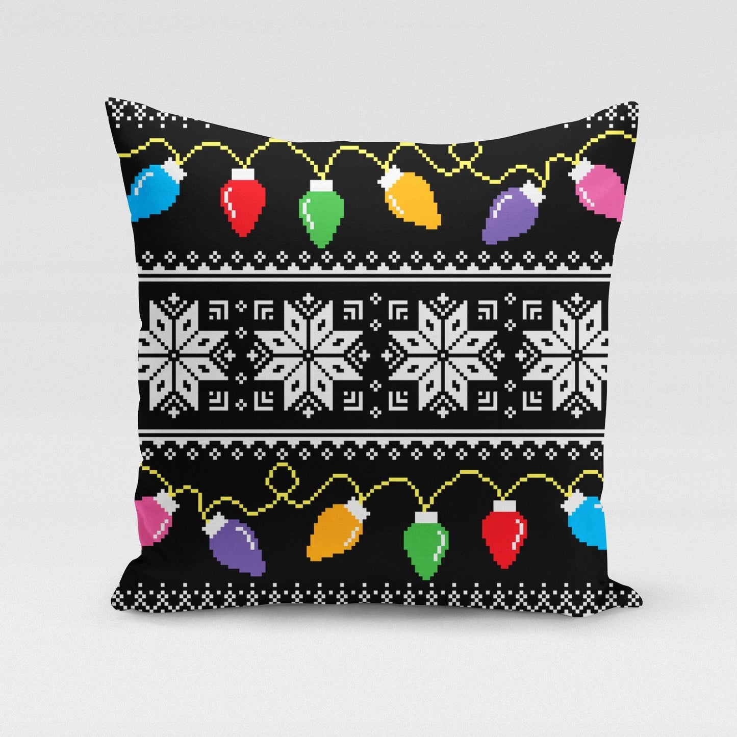 Bright Lights Sweater Pillow Cover