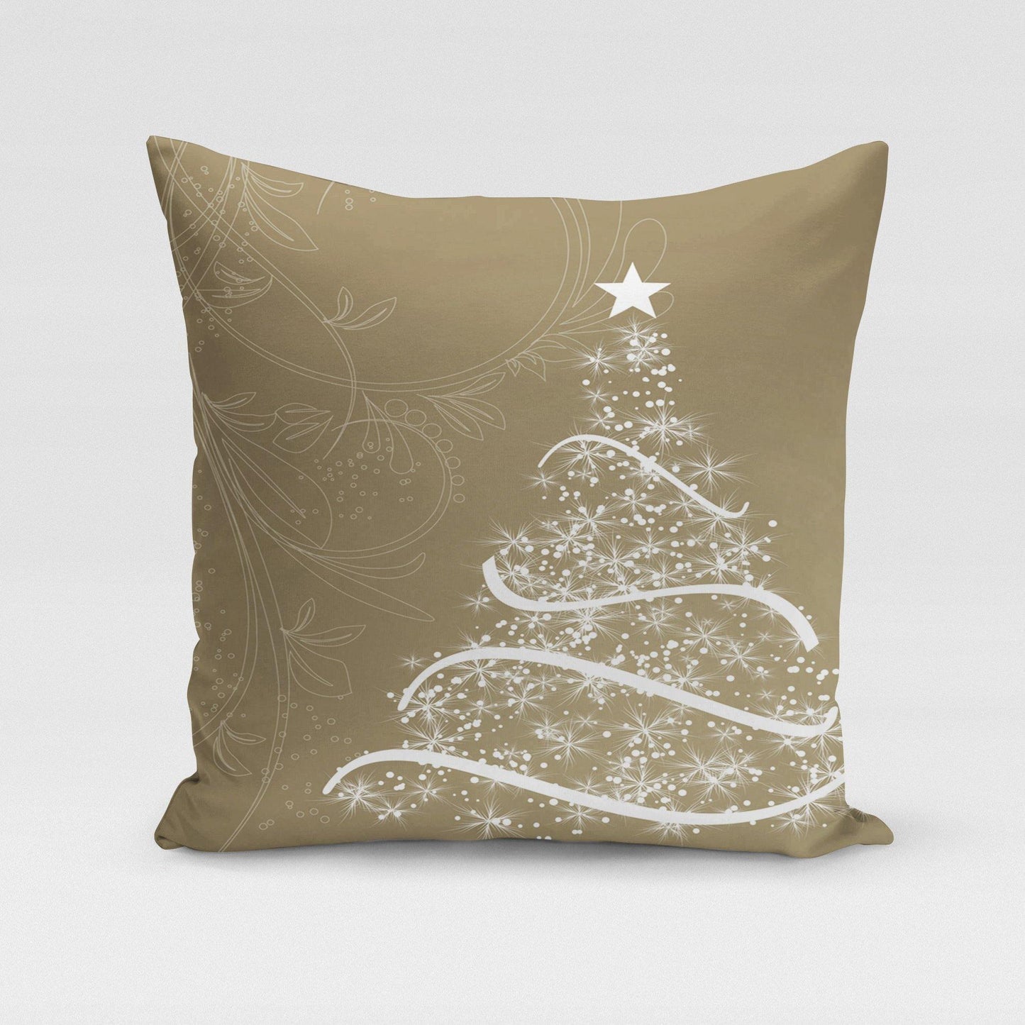 Golden Tree Pillow Cover
