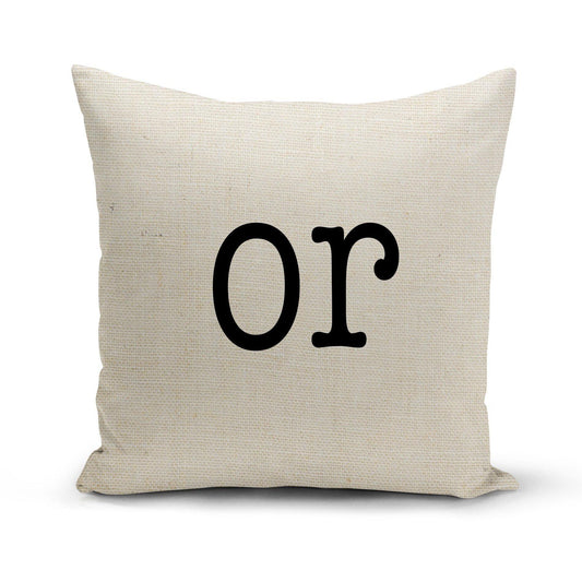 OR Pillow Cover