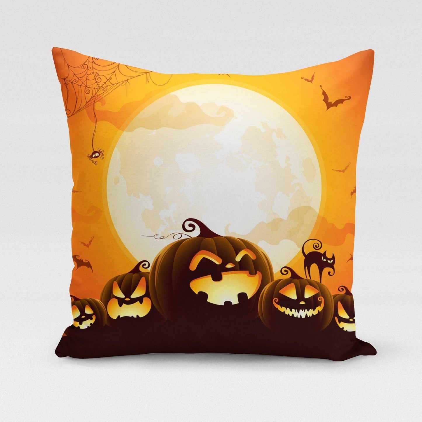 Pumpkin Moon Pillow Cover