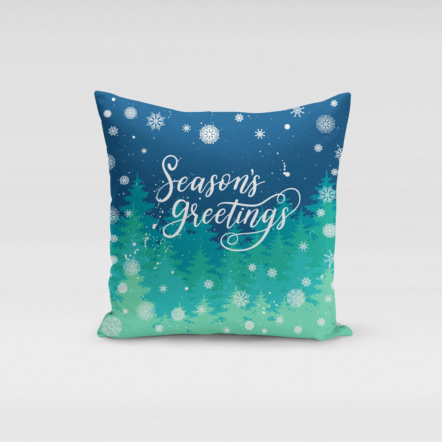 Seasons Greetings Pillow Cover