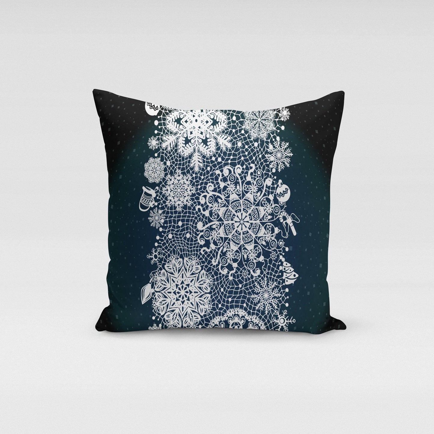 Winter Lace Pillow Cover