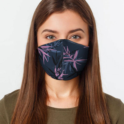 Pink Flower Face Cover - USA Made Dropship