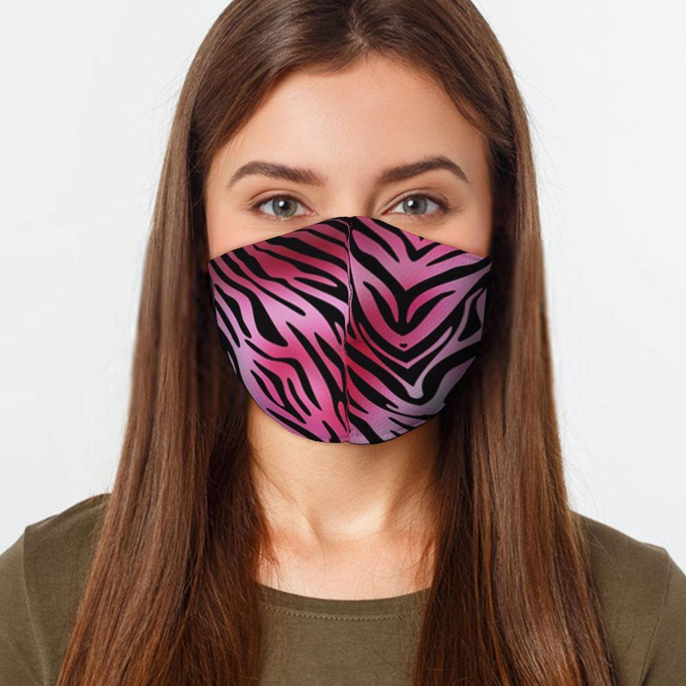Pink Tiger Face Cover - USA Made Dropship