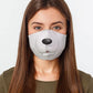Polar Bear Face Cover - USA Made Dropship