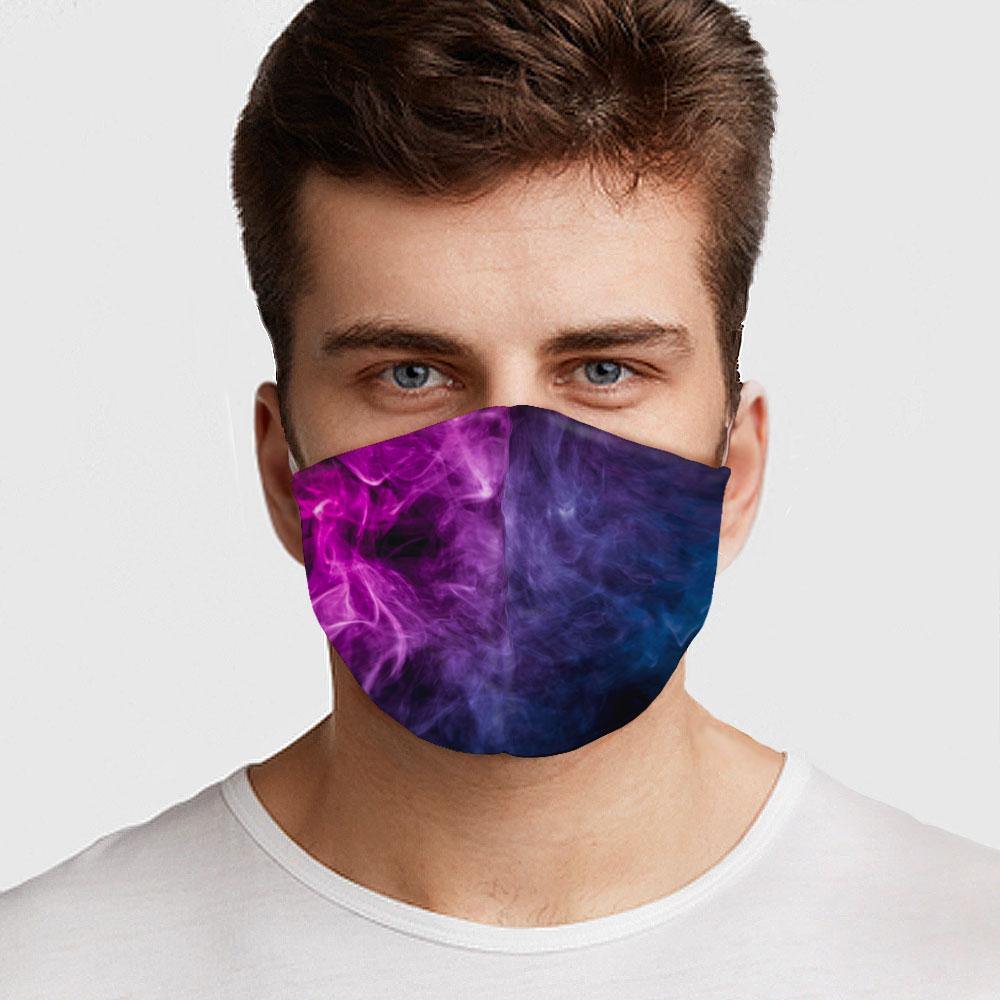 Purple Smoke Face Cover - USA Made Dropship