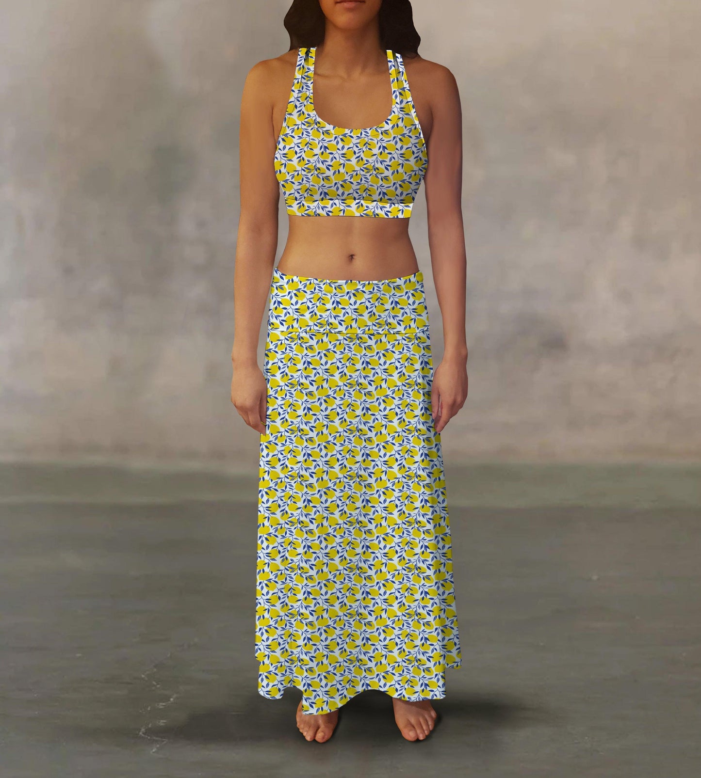 Lemons Maxi Skirt