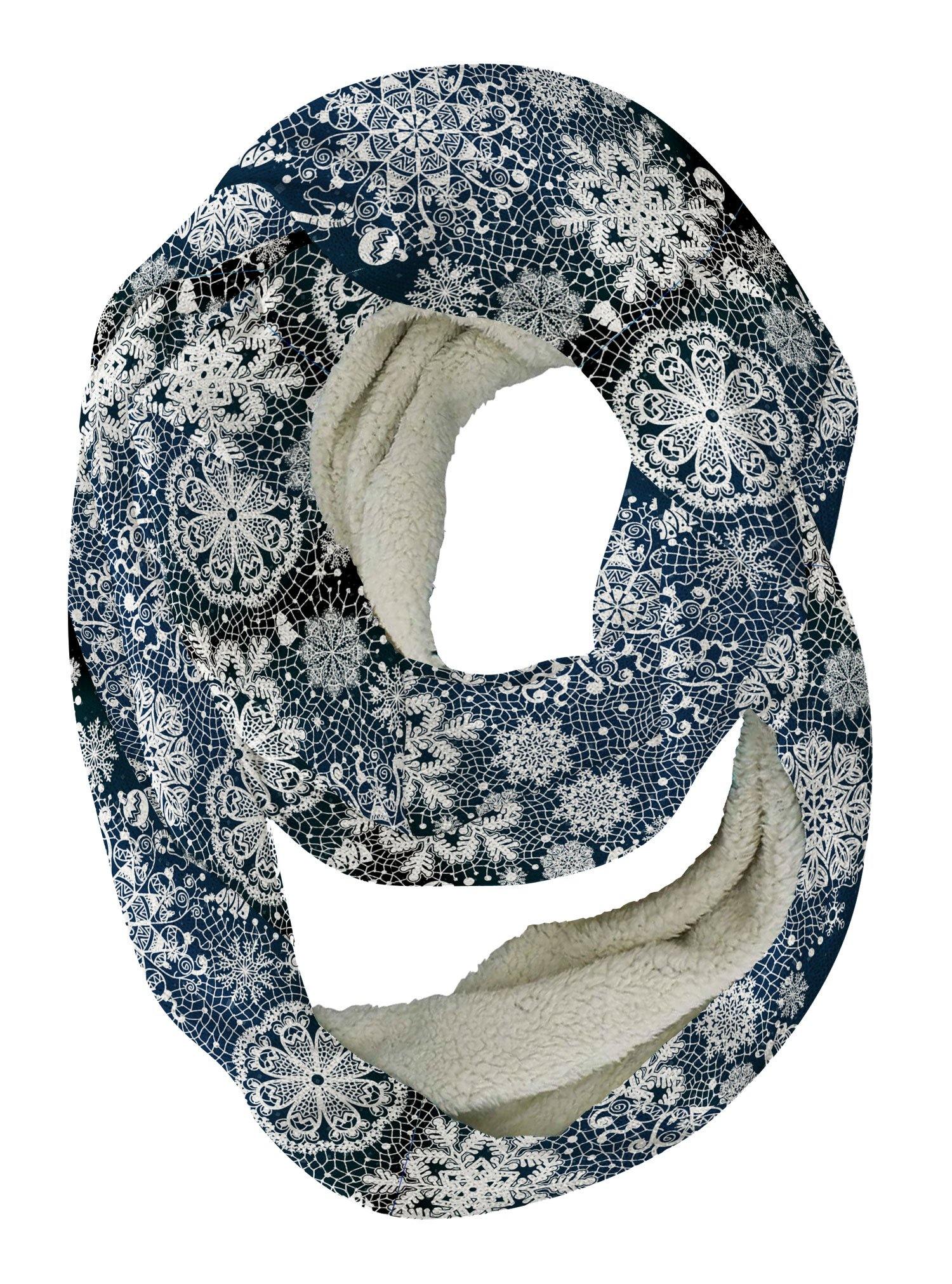 Snowflake Lace Infinity Scarf - USA Made Dropship