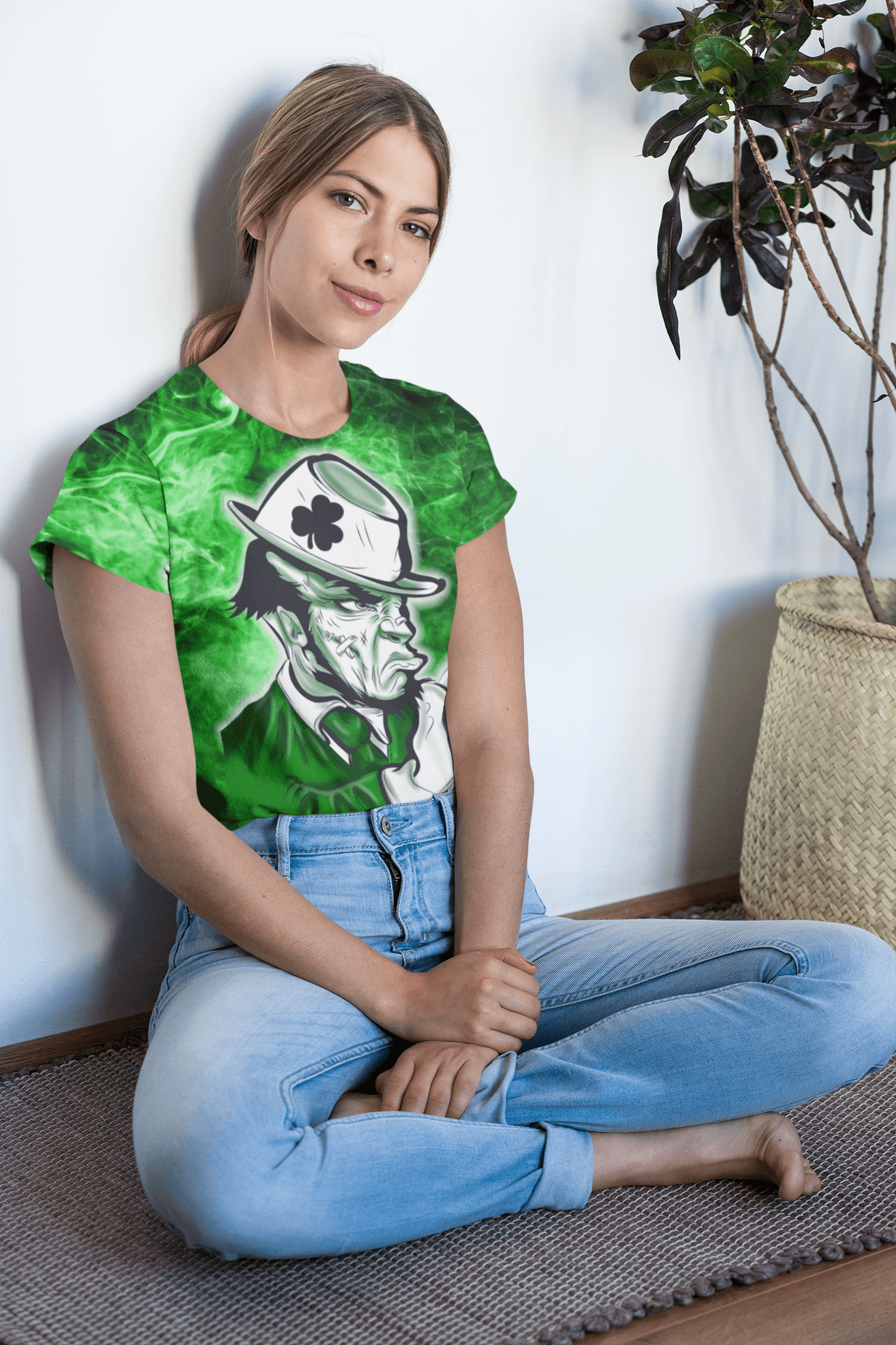 Fighting Leprechaun Women's T-Shirt - USA Made Dropship