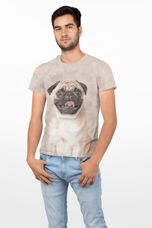Men's Pug T-shirt - USA Made Dropship
