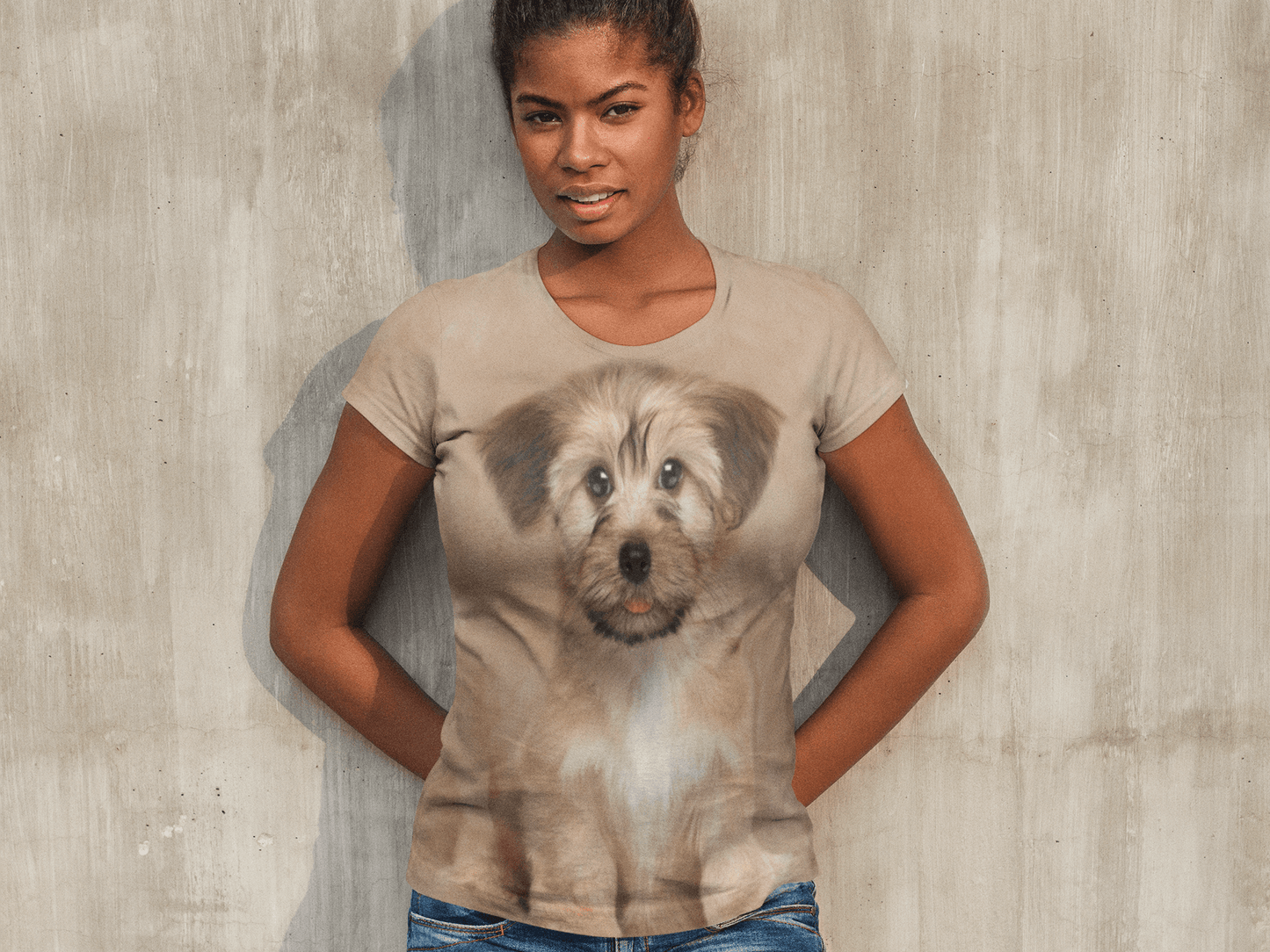 Women's Havanese Puppy T-shirt - USA Made Dropship