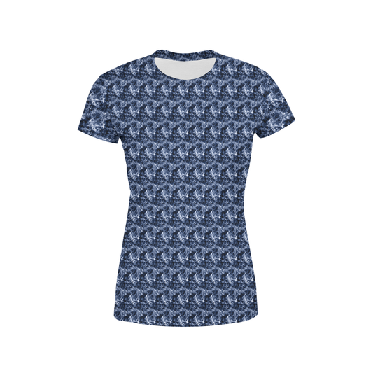 Women's Navy Crystalline T-Shirt