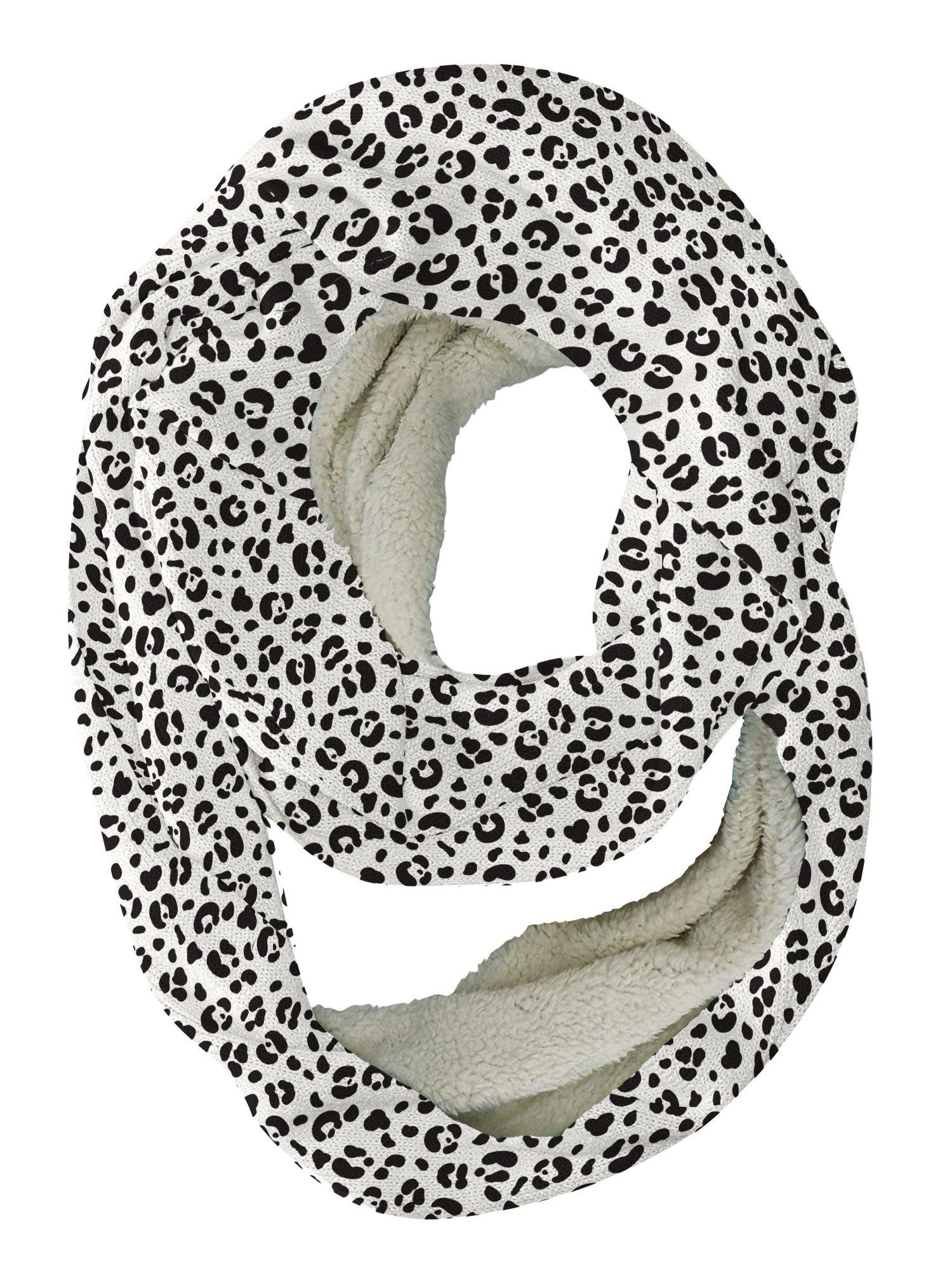 White Cheetah Infinity Scarf - USA Made Dropship