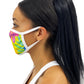 Yellow Mahalo Face Mask With Filter Pocket - USA Made Dropship
